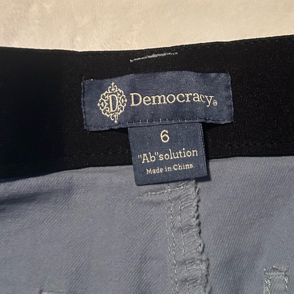 Democracy Women's Blue Cargo Pants Sz 6 - Picture 5 of 7
